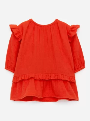 Robes-ARKET Robe en étamine de coton Rouge