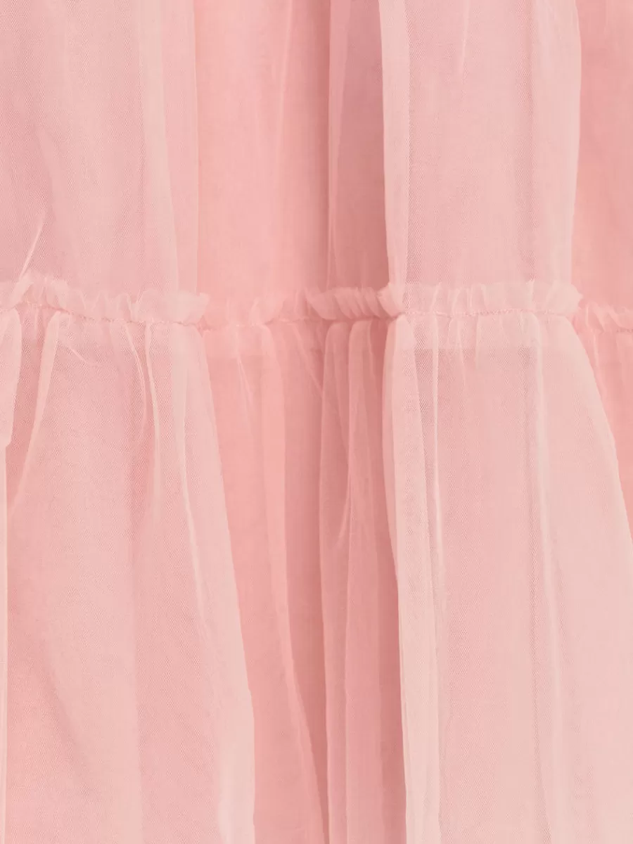 Robes | Robes-ARKET Robe en tulle à manches longues Rose