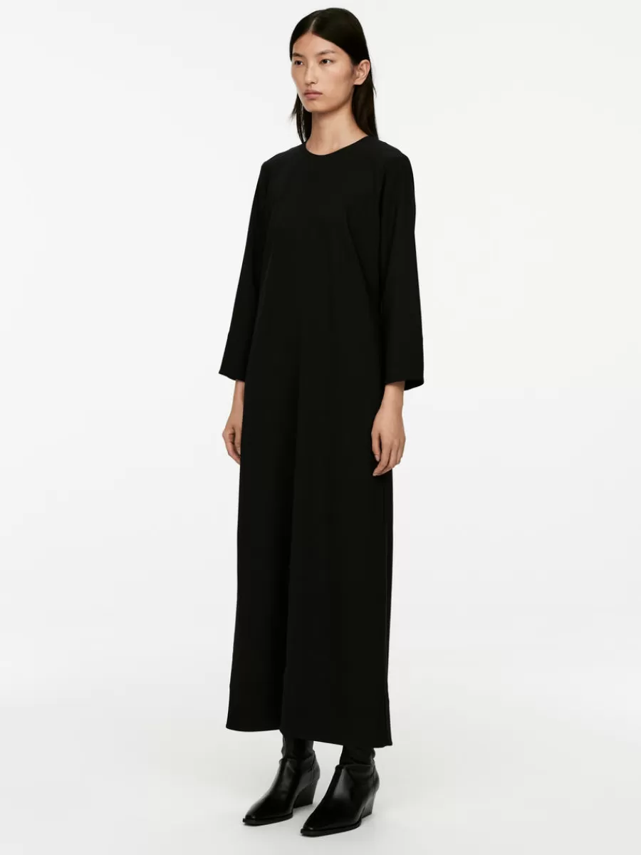 Robes-ARKET Robe longue en laine Noir