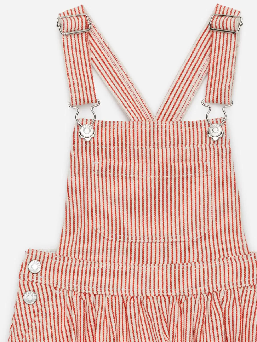 Robes | Robes-ARKET Robe salopette Rouge/Blanc