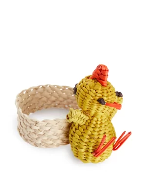 Accessoires De Table-ARKET Rond de serviette GUANABANA Beige/Jaune