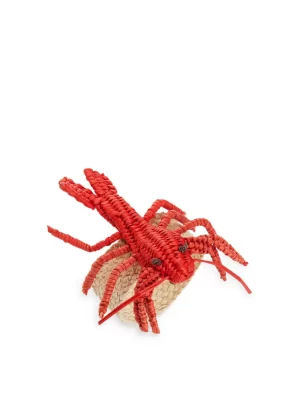 Accessoires De Table-ARKET Rond de serviette Guanabana en forme de homard Rouge/Beige