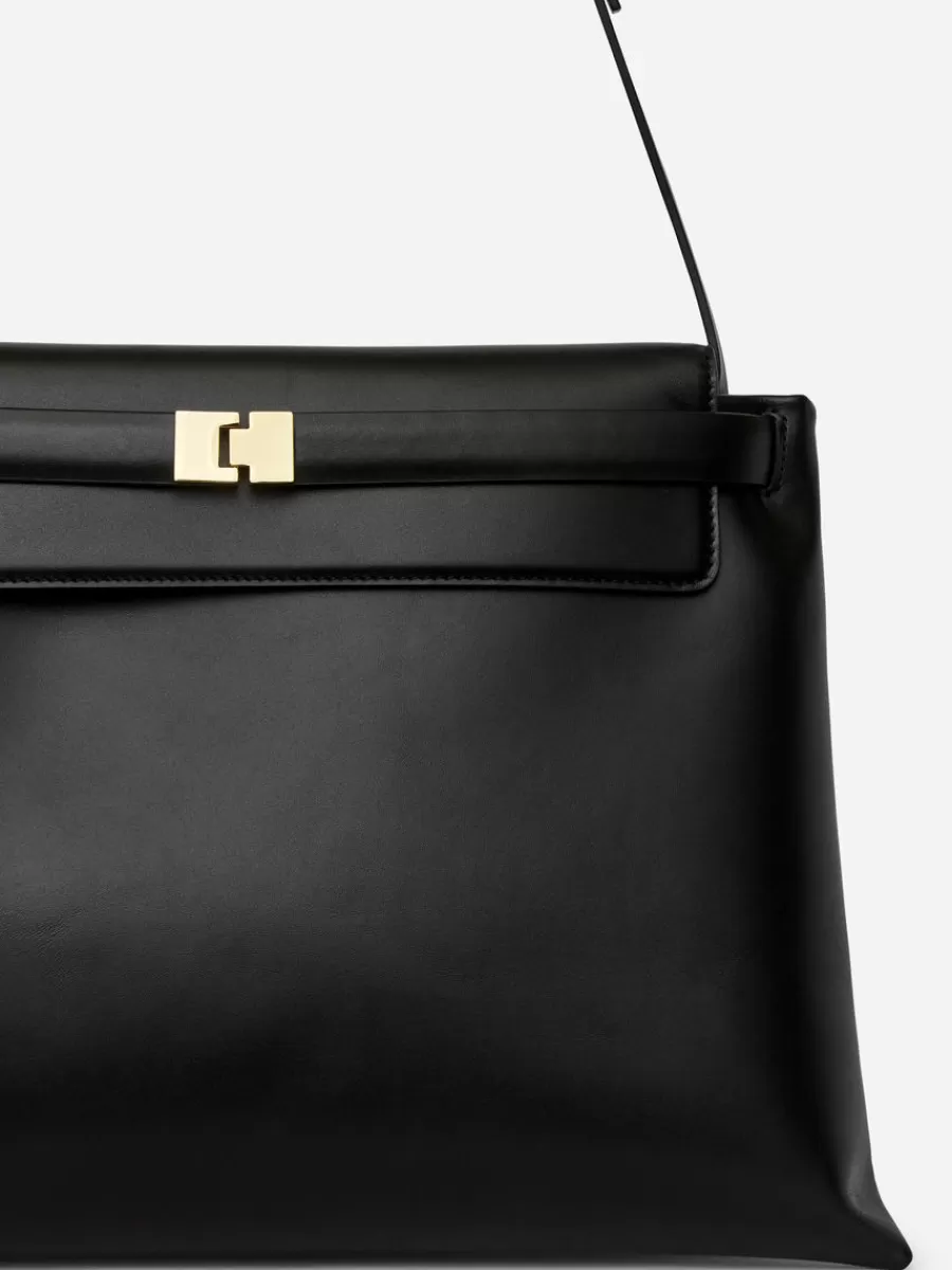 Tous Les Sacs-ARKET Sac à bandoulière en cuir Noir