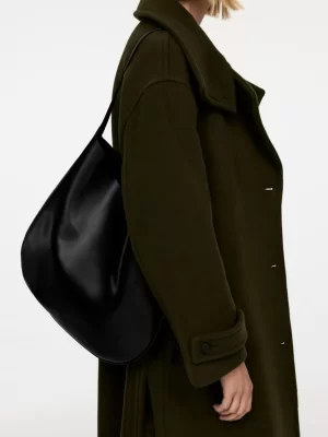 Tous Les Sacs-ARKET Sac à bandoulière incurvé Noir