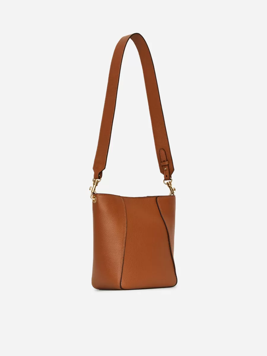 Tous Les Sacs-ARKET Sac en cuir de taille moyenne Marron