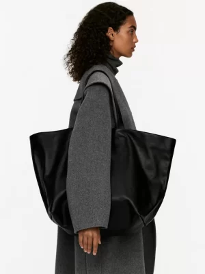 Tous Les Sacs-ARKET Sac fourre-tout en cuir Noir