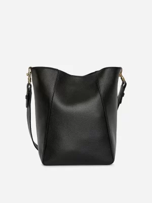 Tous Les Sacs-ARKET Sac seau en cuir Noir