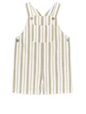 Bas-ARKET Salopette courte Blanc/Beige