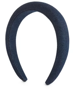 Accessoires Pour Cheveux-ARKET Serre-tête en jean Bleu foncé