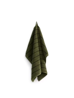 Serviettes | Tous Les Textiles-ARKET Serviette invité 50 x 70 cm Vert kaki/Noir