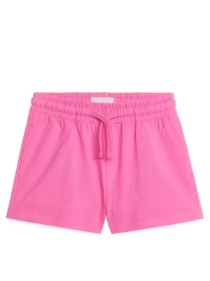 Pantalons Et Shorts | Pantalons-ARKET Short décontracté en jersey Rose