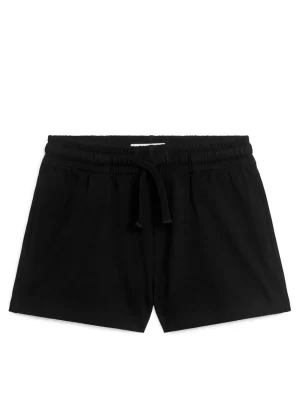 Pantalons Et Shorts | Pantalons-ARKET Short décontracté en jersey Noir doux