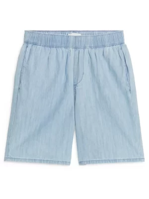 Shorts | Pantalons-ARKET Short en jean décontracté Bleu ciel
