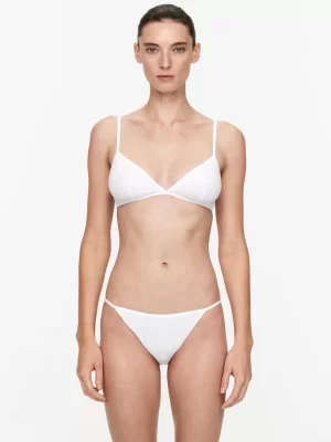 Sous-Vêtements-ARKET Soutien-gorge souple en coton Blanc