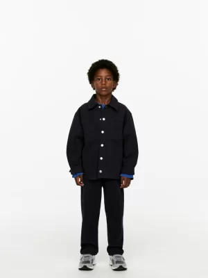 Hauts | Chemises-ARKET Surchemise à rayures hickory Bleu foncé/Rayures bleues