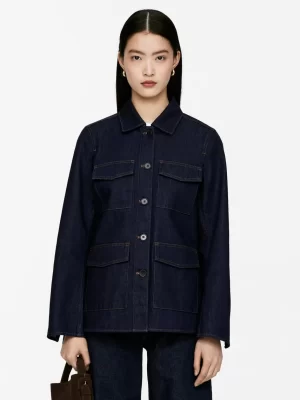 Chemises Et Chemisiers-ARKET Surchemise en jean Bleu foncé