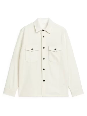 Chemises-ARKET Surchemise en laine Blanc cassé