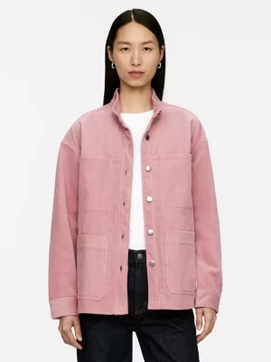Chemises Et Chemisiers-ARKET Surchemise en velours côtelé Rose poudré