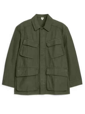 Chemises-ARKET Surchemise utilitaire Vert foncé