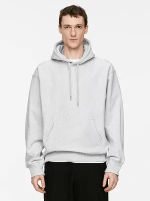 Sweats Et Pulls À Capuche-ARKET Sweat à capuche ample et épais Gris clair