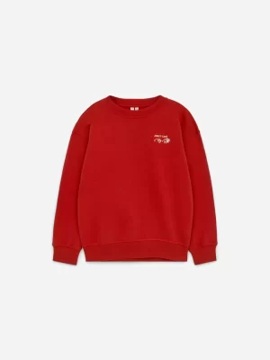 Hauts | Hauts-ARKET Sweat brodé CAFÉ Rouge