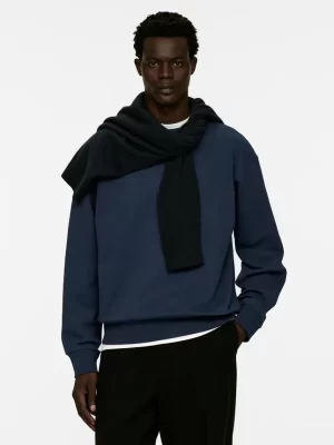 Sweats Et Pulls À Capuche-ARKET Sweat décontracté Bleu foncé