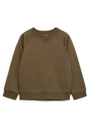 Hauts | Sweats-ARKET Sweat en coton Marron