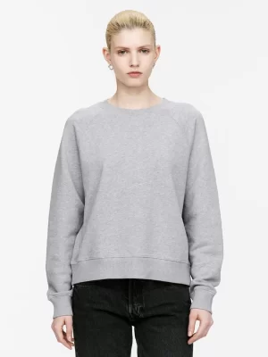 Sweats Et Pulls À Capuche-ARKET Sweat en éponge Gris chiné