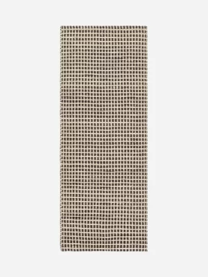 Tous Les Textiles | Tapis Et Paillassons-ARKET Tapis en laine et coton 70 x 180 cm Noir/Beige