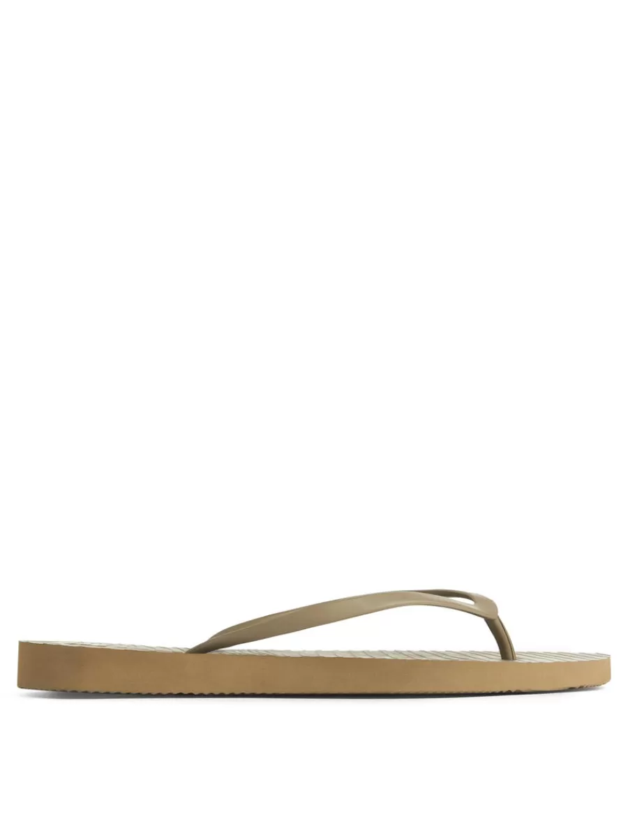 Toutes Les Chaussures | Maillots De Bain-ARKET Tongs Sleepers Tapered Marron