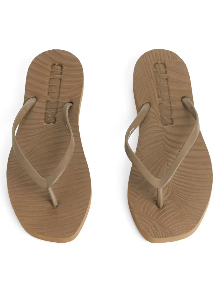 Toutes Les Chaussures | Maillots De Bain-ARKET Tongs Sleepers Tapered Marron