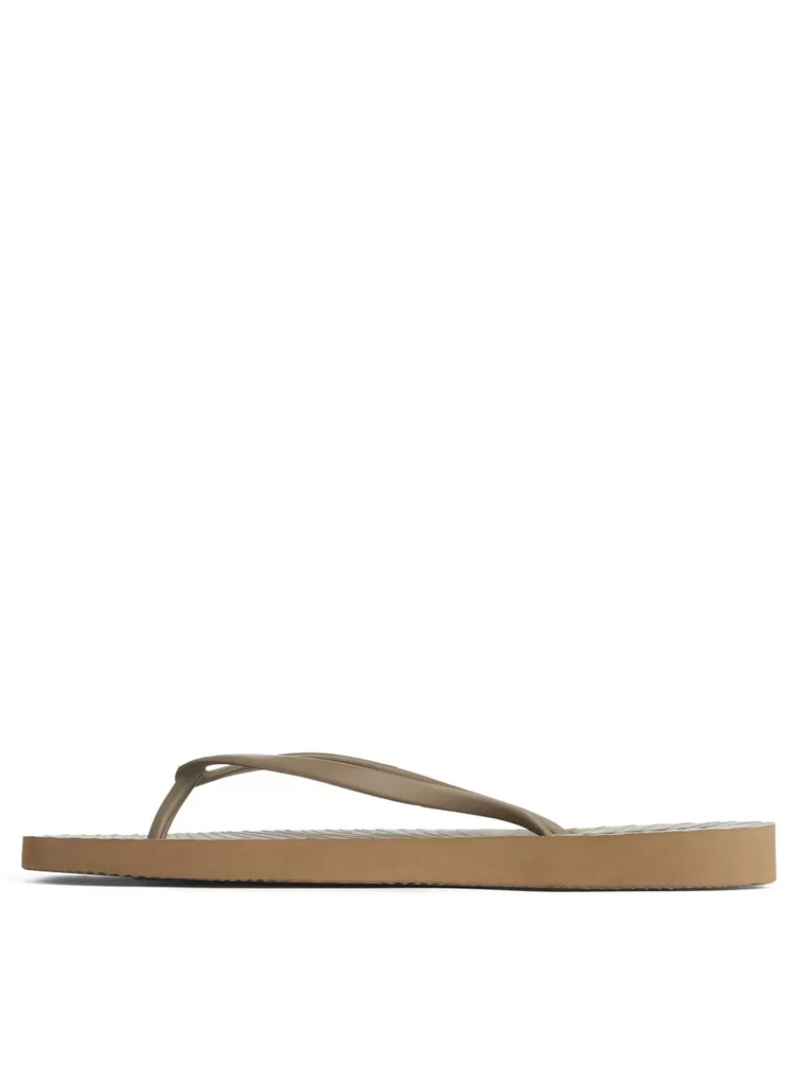 Toutes Les Chaussures | Maillots De Bain-ARKET Tongs Sleepers Tapered Marron