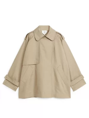 Manteaux Et Vestes-ARKET Trench-coat court Beige