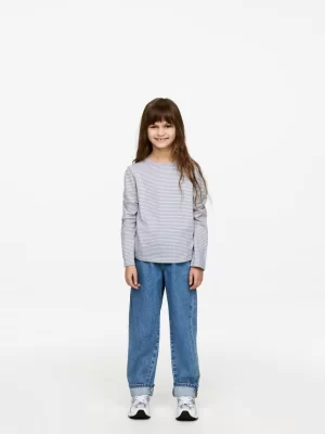 Hauts | T-Shirts-ARKET T-shirt à manches longues en coton Mauve/Vert