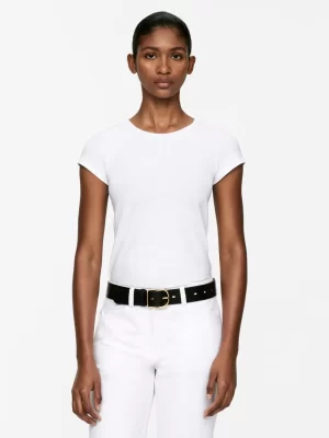 T-Shirts-ARKET T-shirt ajusté LUNA Blanc