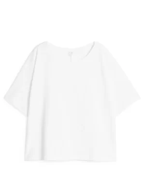 T-Shirts-ARKET T-shirt décontracté Blanc