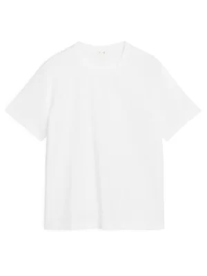 T-Shirts-ARKET T-shirt d'épaisseur moyenne Blanc