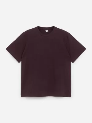 T-Shirts-ARKET T-shirt d'épaisseur moyenne Bordeaux