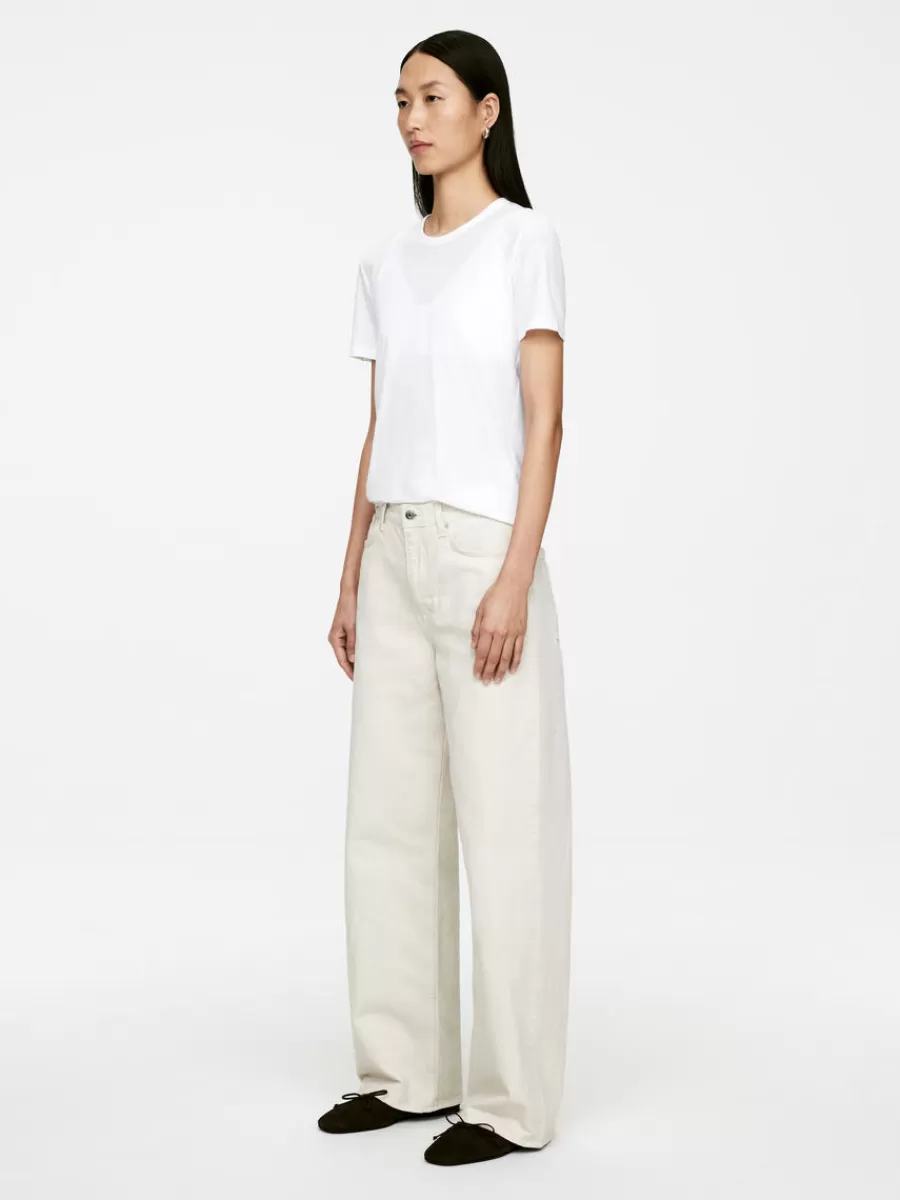 T-Shirts-ARKET T-shirt en crêpe Blanc