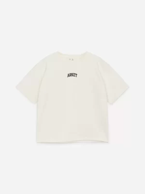 Hauts | T-Shirts-ARKET T-shirt imprimé Blanc cassé