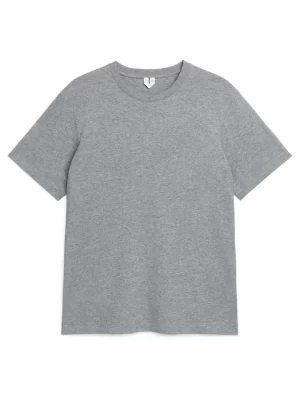 T-Shirts-ARKET T-shirt léger Gris chiné