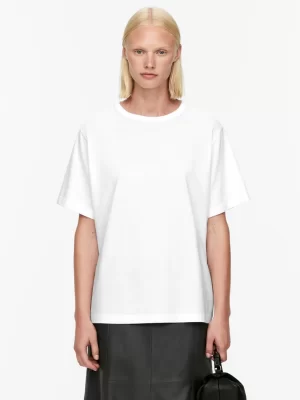 T-Shirts-ARKET T-shirt oversize Blanc