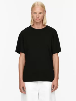T-Shirts-ARKET T-shirt oversize Noir