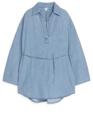 Tenues Décontractées | Chemises Et Chemisiers-ARKET Tunique décontractée en jean Bleu