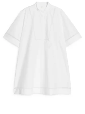 Chemises Et Chemisiers-ARKET Tunique en coton à manches courtes Blanc