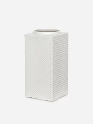 Vases-ARKET Vase carré 24 cm Blanc cassé
