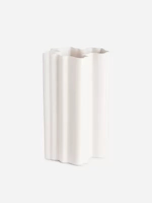 Vases-ARKET Vase en céramique 21 cm Blanc cassé
