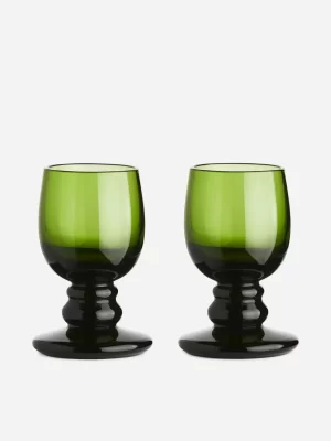 Verres-ARKET Verre à apéritif, lot de 2 Vert