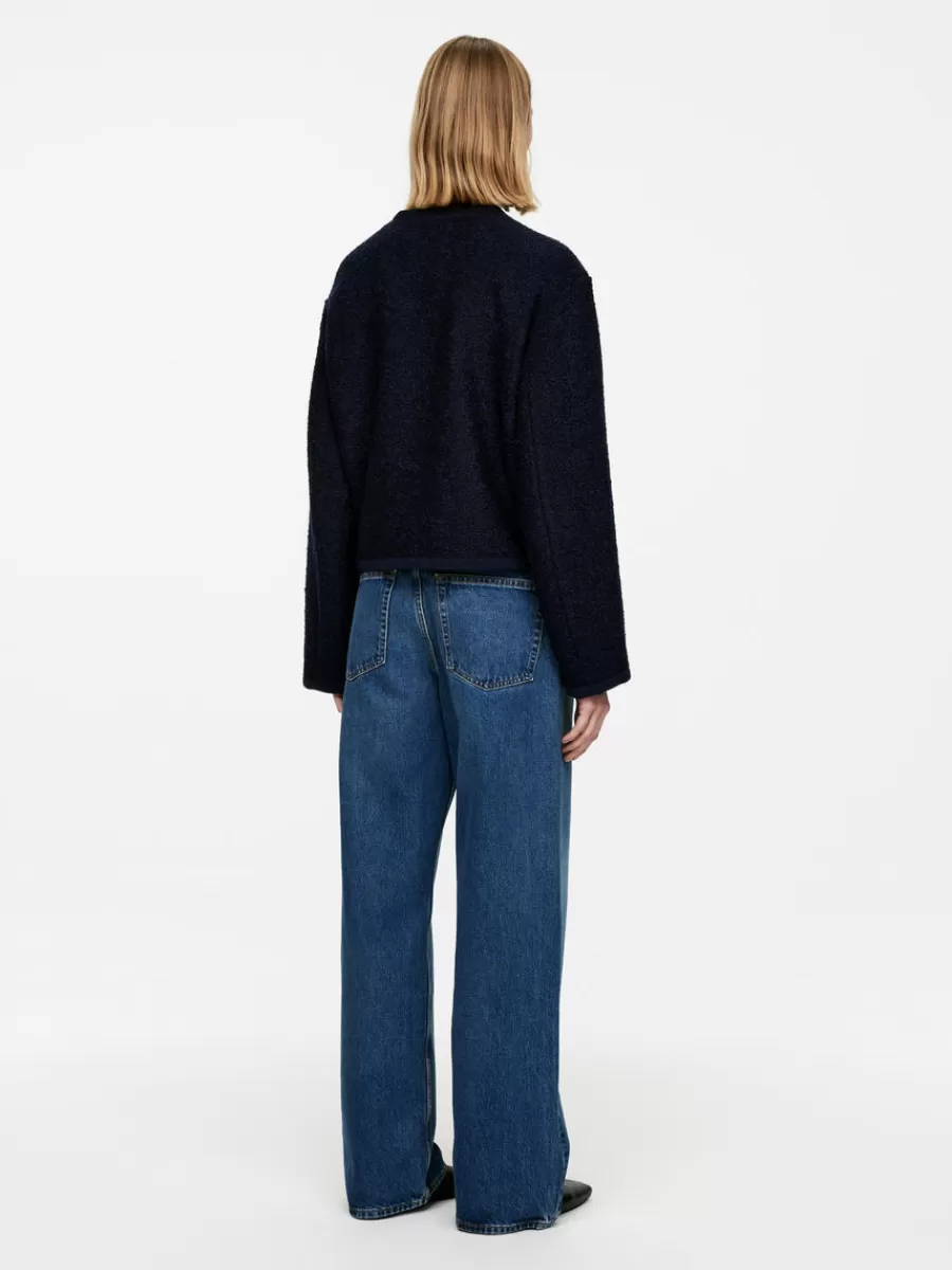 Blazers | Manteaux Et Vestes-ARKET Veste en laine et alpaga Bleu foncé
