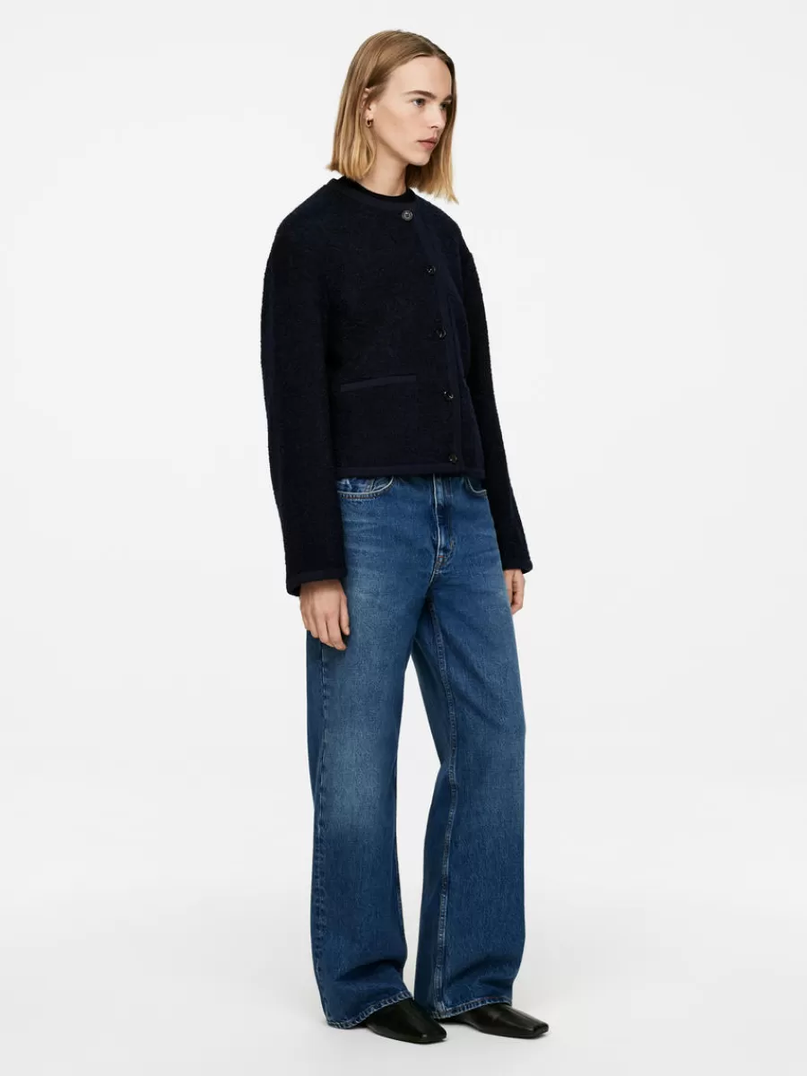 Blazers | Manteaux Et Vestes-ARKET Veste en laine et alpaga Bleu foncé